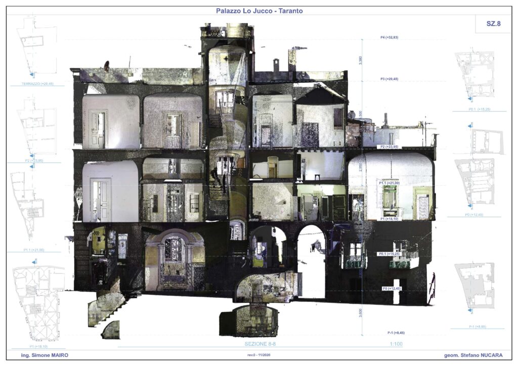 Rilievi Palazzo LOJUCCO -Taranto 13 01 RLIEVO PALAZZO LOJUCCO 22