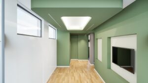 Rendering interno ufficio commerciale